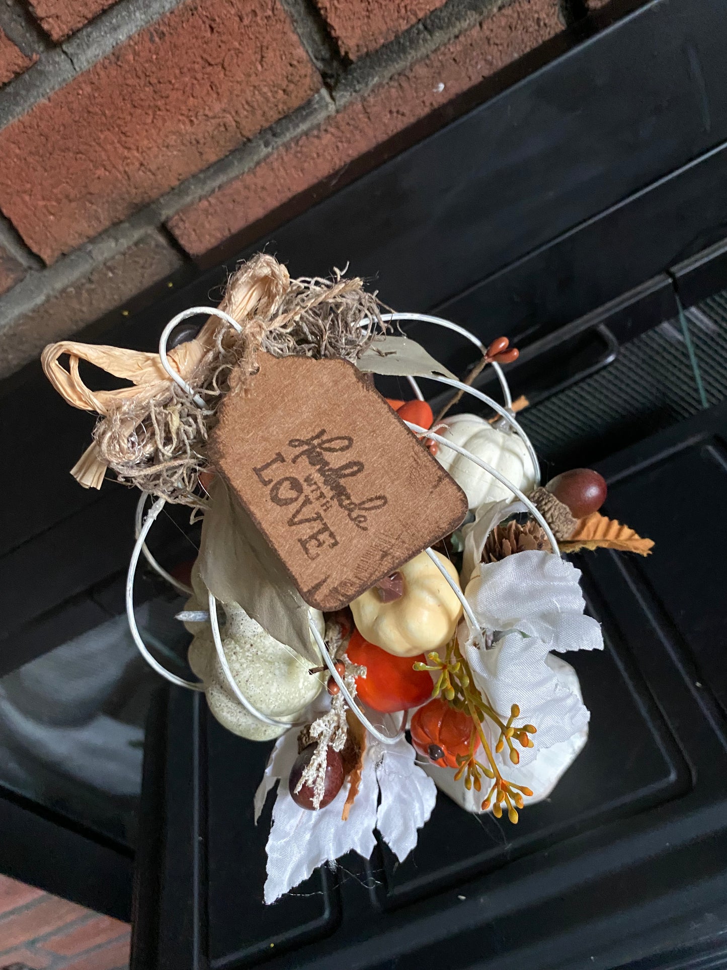 White Pumpkin Basket