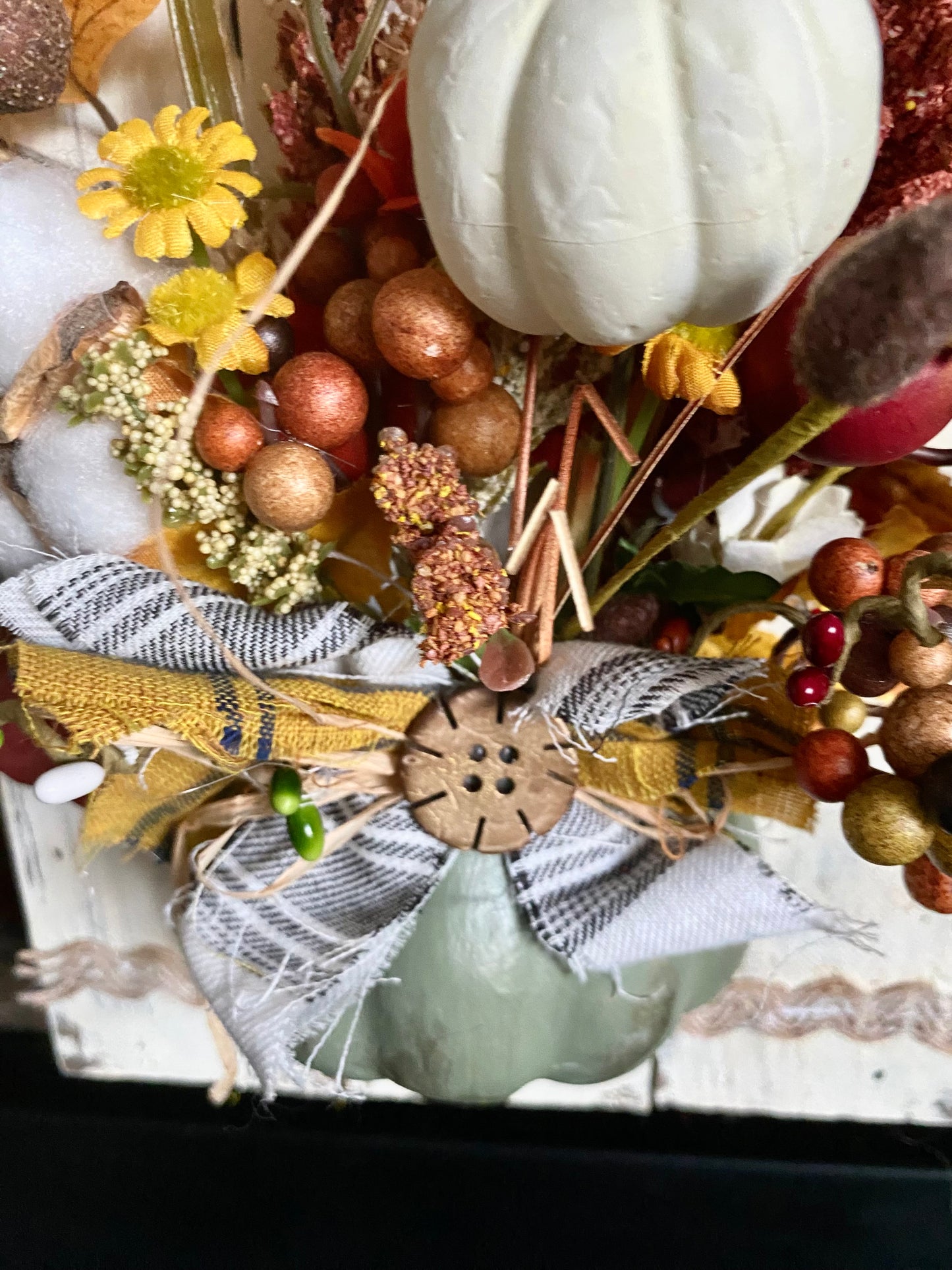 Green Pumpkin wall decoration