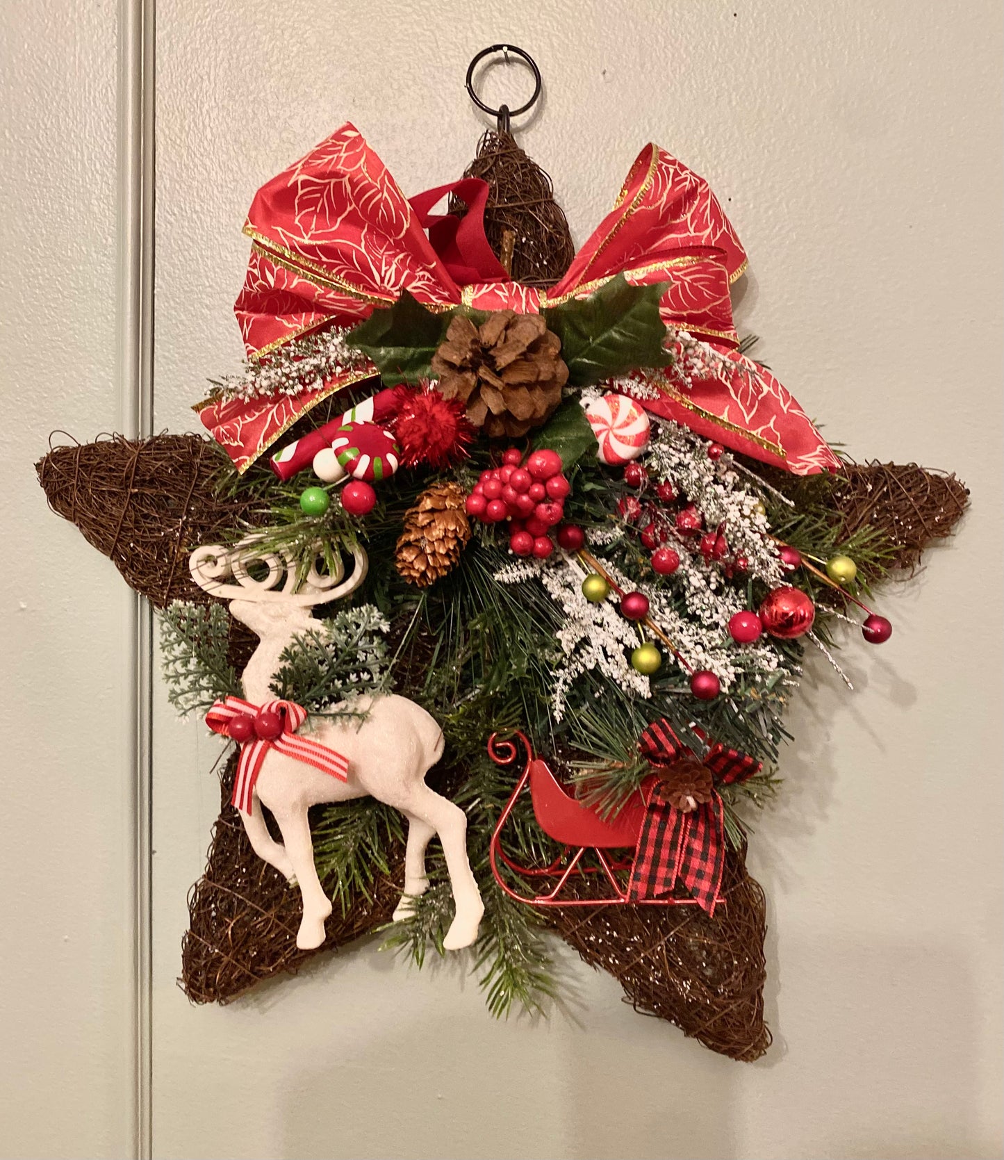 Christmas door decoration