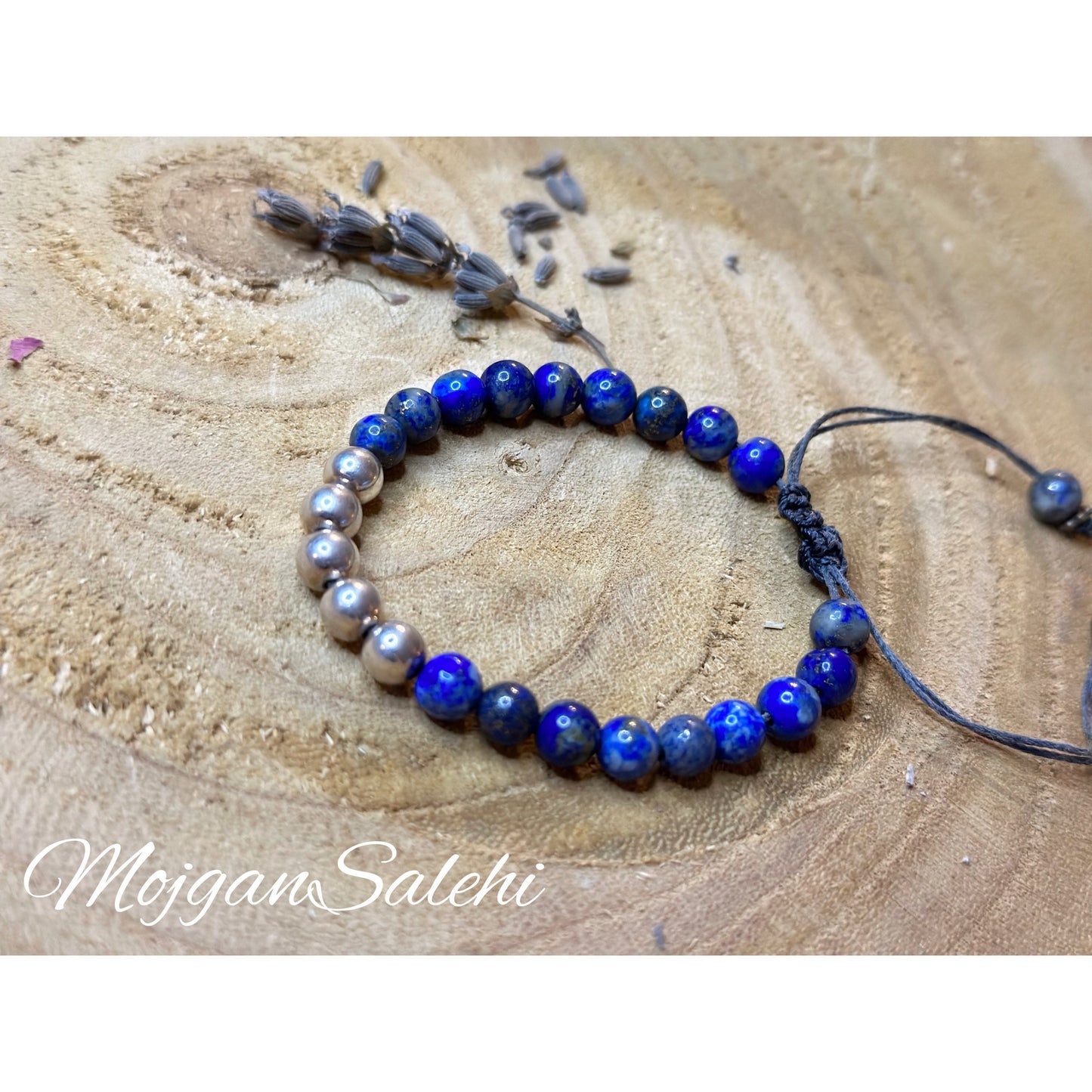 Lapis lazuli silver 925 bracelet