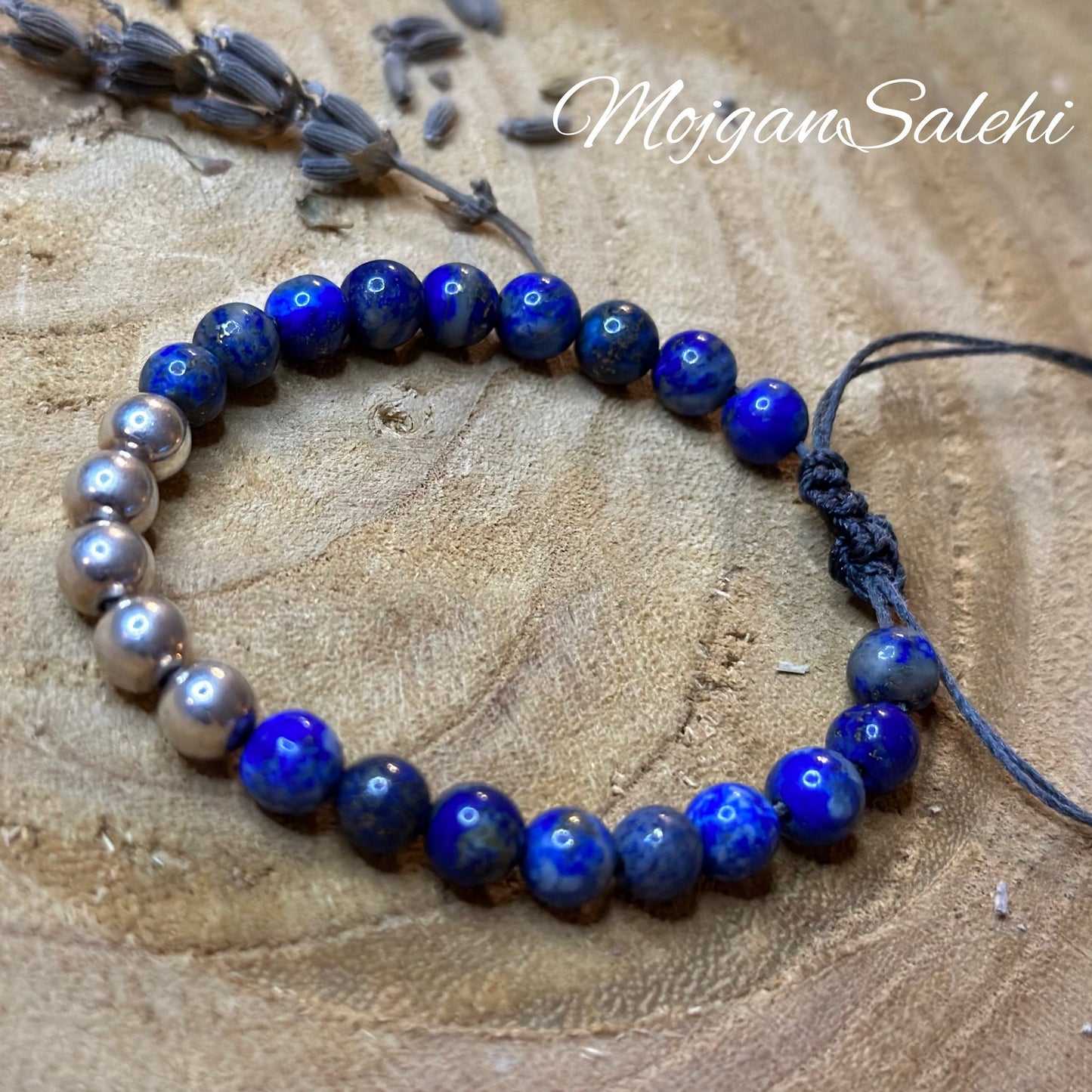 Lapis lazuli silver 925 bracelet