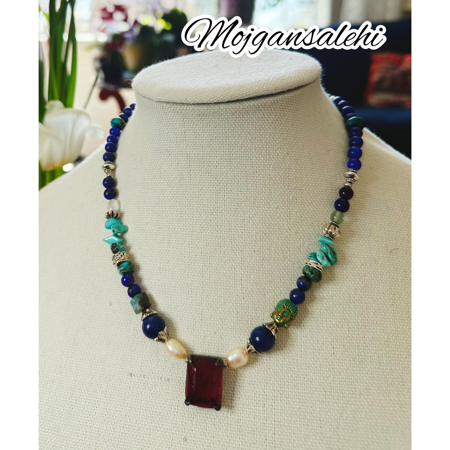 LapisLazuli, Turquoise necklace